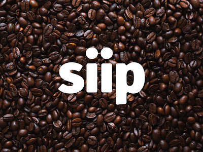 siip beans branding coffee logo sip