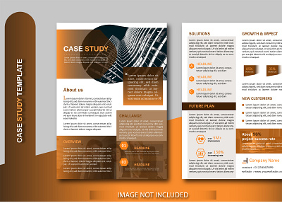 Case study business brochure template a4 flyer a4 size brochure brochure design brochure template business brochure case study casestudy flyer design flyertemplate