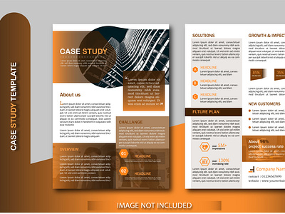 Case study business brochure template