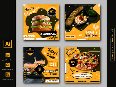 Food social media instagram post template collection bannercake bannercard bannerchange bannercreation bannerdeletras bannerdesain bannerjet bannerjogjamurah bannerjohorbahru fastfoodbanner