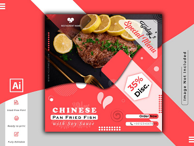 food social media instagram post template bannercake bannercard bannerchange bannercreation bannerdeletras bannerdesain bannerjet bannerjogjamurah fastfood fastfoodbanner