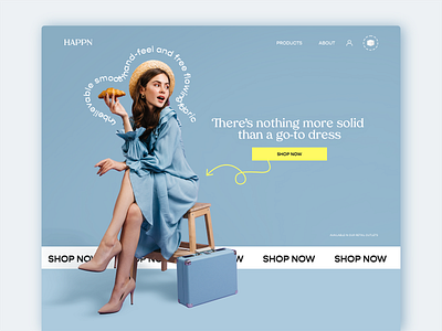 E-Commerce Landing Page UI