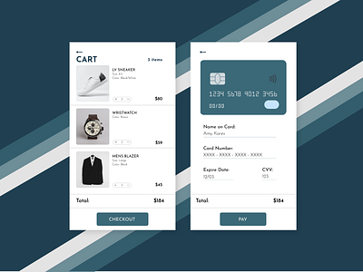 #dailyui 02 cart checkout checkout form daily 100 challenge dailyui dailyui002 design ecommerce app mobile ui