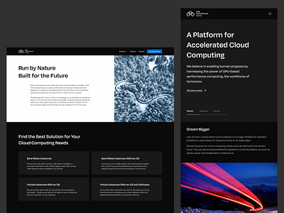 HIVE Performance Cloud - Website branding design ui ux web design