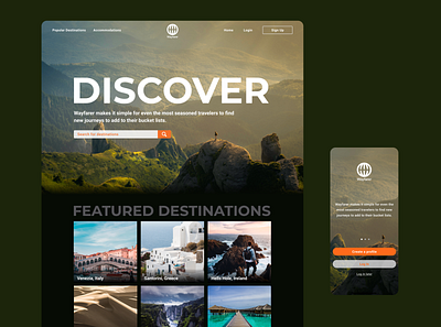 Wayfarer website & app travel ux