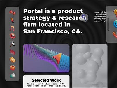 Portal Web Design Concept
