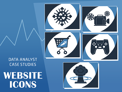 Data Analyst Website Icons