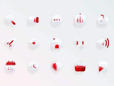 Ice Icons design glass glassmorphism ice icons icons design icons pack ui ui design uidesign web webdesign