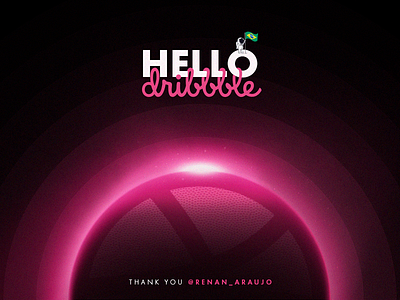 Hello Dribbble! dribbble hello