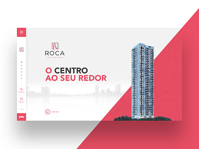 Roca Home & Business Landing Page business design enterprise experience home interface landing page user