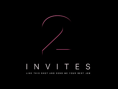 2 Invites 2 dribbble invite