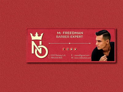 Professional html design business card business card design design logo minimalist real estate typography vector