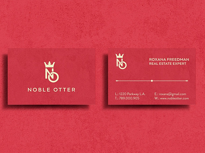 Minimal business cards design