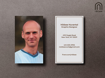 Minimal clean Business Cards Design