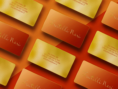 NEW GOLD FOIL and LETTERPRESS BUSINESS CARDS DESIGN