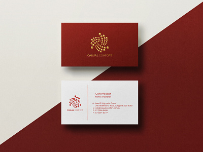 GOLD FOIL and PRINT EFFECT LUXURY MINIMAL BUSINESS CARDS DESIGN