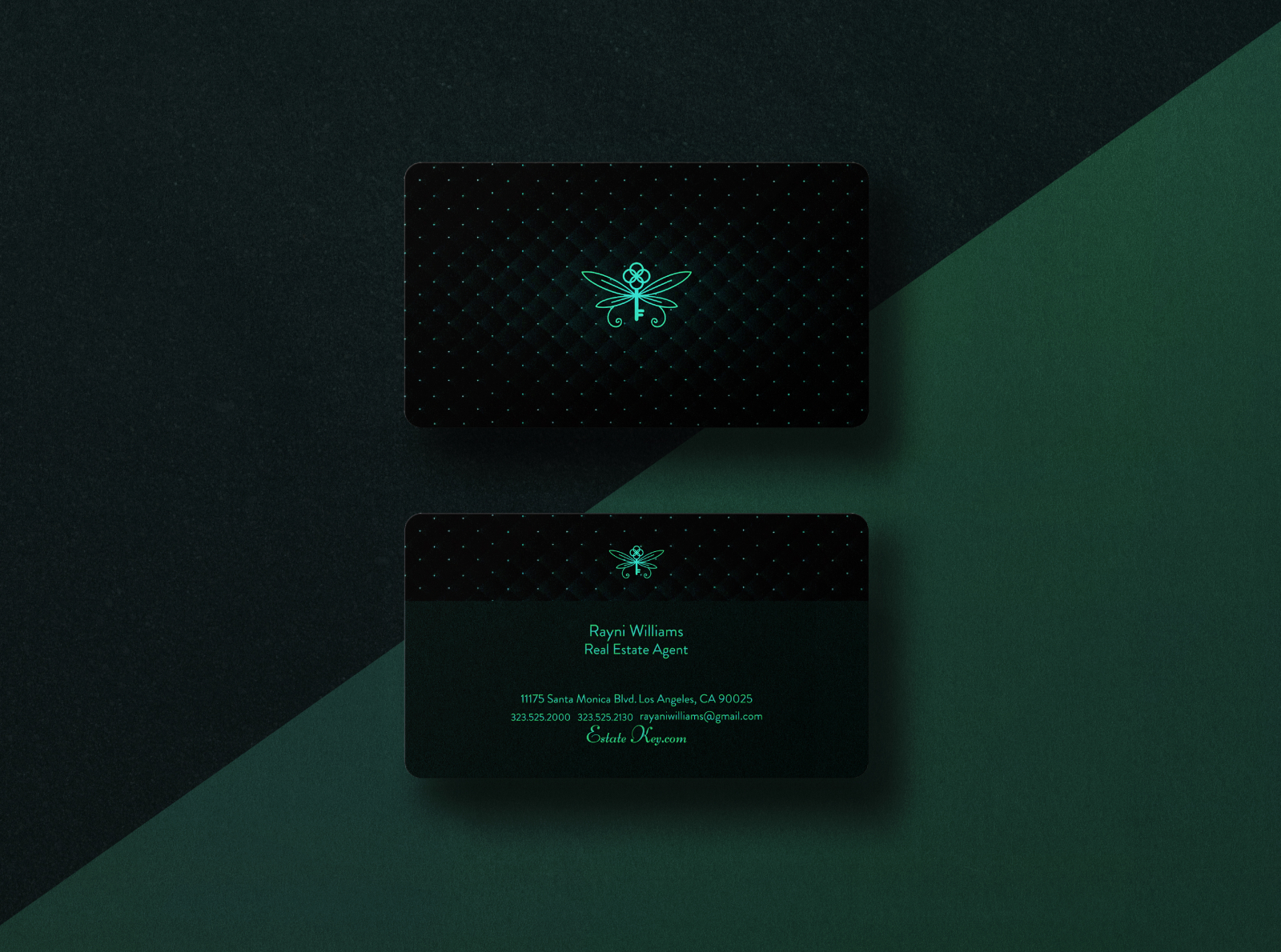 REAL ESTATE LUXURY BUSINESS CARDS DESIGN By Bogdan On Dribbble   Estate Key 4x 