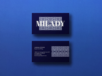 LINGERIE STORE BUSINESS CARDS DESIGN