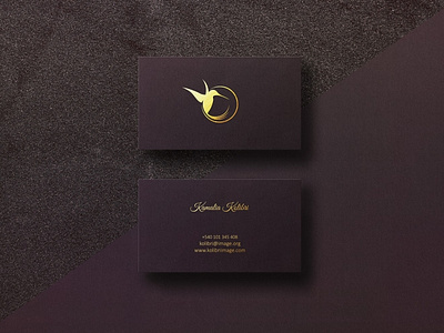 GOLD FOIL BUSINESS CARDS DESIGN