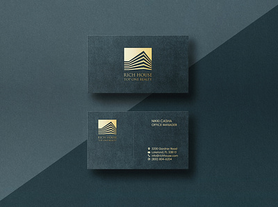 REAL ESTATE BUSINESS CARS DESIGN brandidentity branding business cards gold foil graphicdesign letterpress logodesign minimal name card new card professional real estate realty