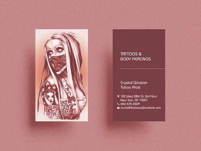 TATOOS BUSINESS CARDS DESIGN brand identity branding business card design business cards graphicdesign illustration logo minimal minimalist professional tattoo design