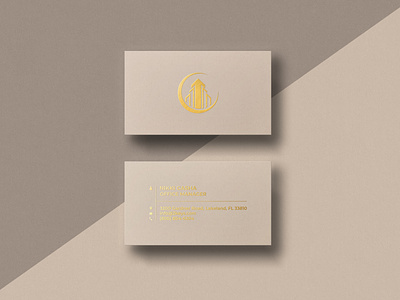REALTY CARDS DESIGN brand identity branding business card design creative design gold foil graphic design letterpress logo minimal modern monogram professional realestate vector