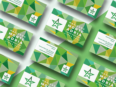 Polygonal Business Cards Design