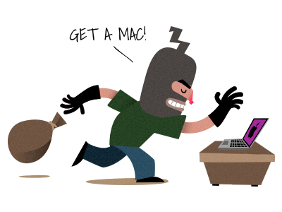 Burglar illustration