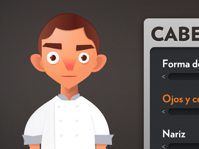 Chef's Character Generator character design concept art kitchen videogame