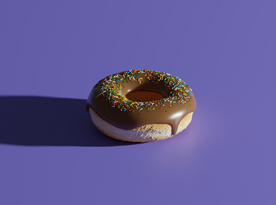 Donut blender blender 3d blender3d blender3dart donut donuts