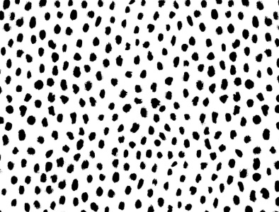 Dalmatian print (black and white)