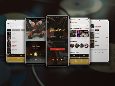 MilkCrate - Music App