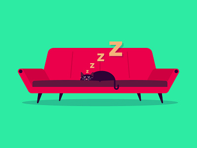 Cat napz cat couch killer infographics nap tyler stockdale