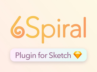 Make beutiful spirals in Sketch - 🌀6Spiral Sketch Plugin