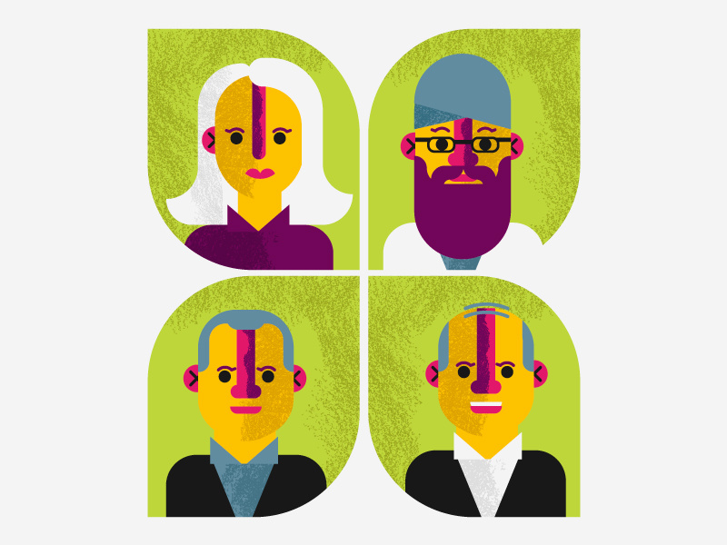 TRANSFORM speakers texture character minimalist simple phd md smarts killerinfographics icon