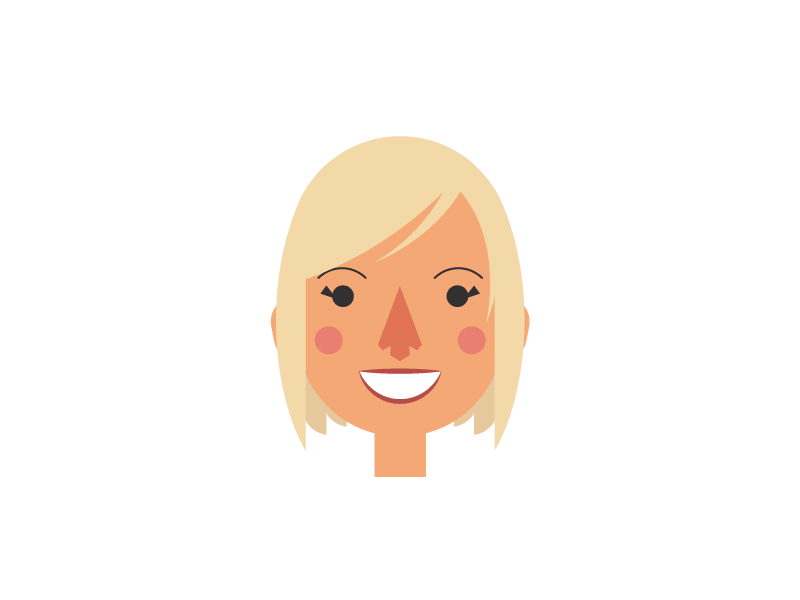 Employee Avatars coworkers employees flat geometric illustration portrait