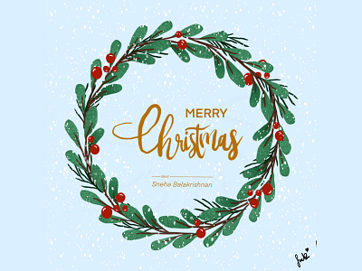 Festive Greeting: Christmas design illustration