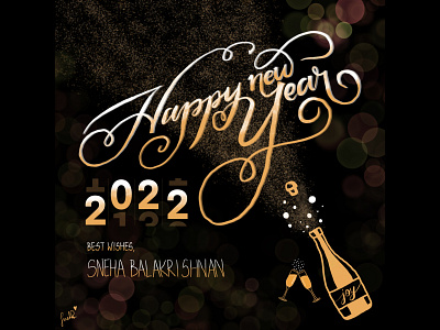 Festive Greeting: New Year design illustration