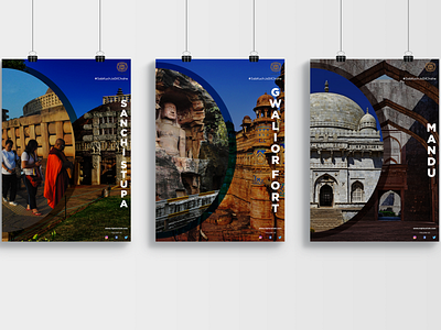 Madhya Pradesh Tourism Poster Design poster poster collection poster design tourism tourisminindia