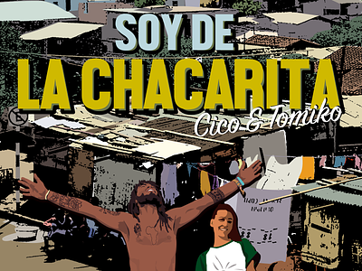 CiCO & TOMiKO - Soy de la Chacarita cd cover graphic graphic design illustration paraguay south america vector
