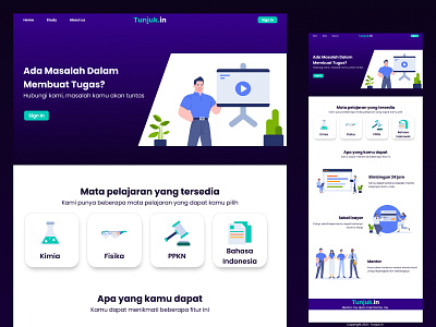 Mentorship Landing page ui website website design