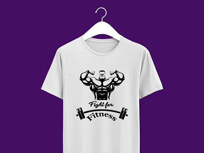 Download Fitness T Shirt Design By Graphic Tech On Dribbble