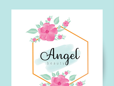 Floral Watercolor Frame Vector pions