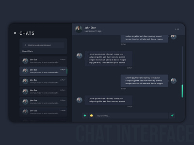 ChekkTrainer - Chat UI Dark Mode chat dark design esports gaming ui ux web design