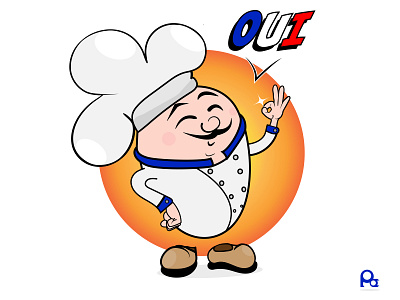 Chef Hon Hon design illustration illustrator mascot logo