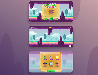 Game UI app branding design game design icon illustration ui ux vector