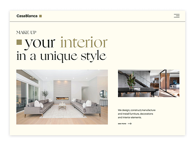 Interior design website