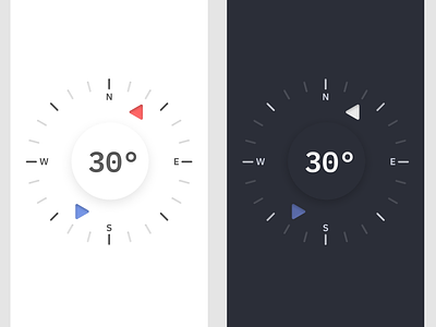 Compass app illustration ui