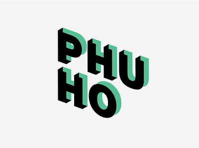 Phuho art branding design flat graphic design illustrator logo logotype minimal vector