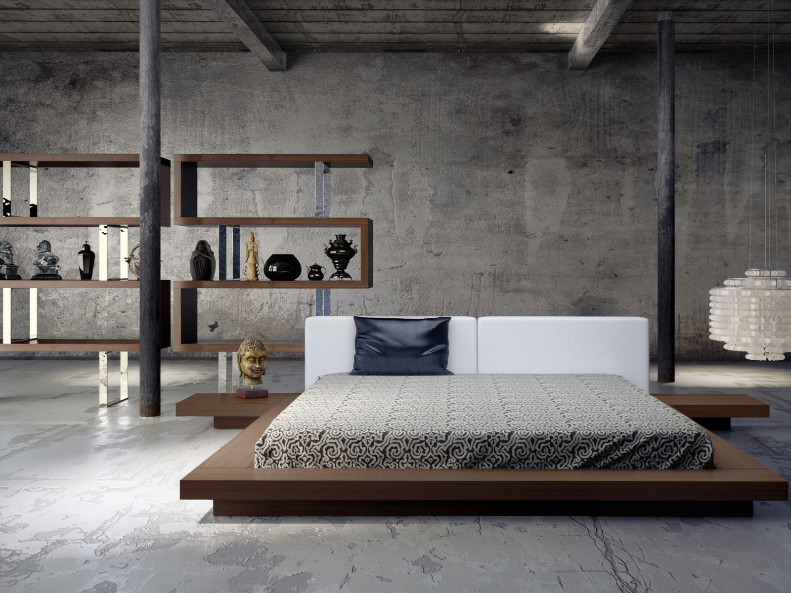 8 Amazing Japanese Bedroom Design Ideas By The Arch Digest On Dribbble   Japanese Platform Bedroom 4x 